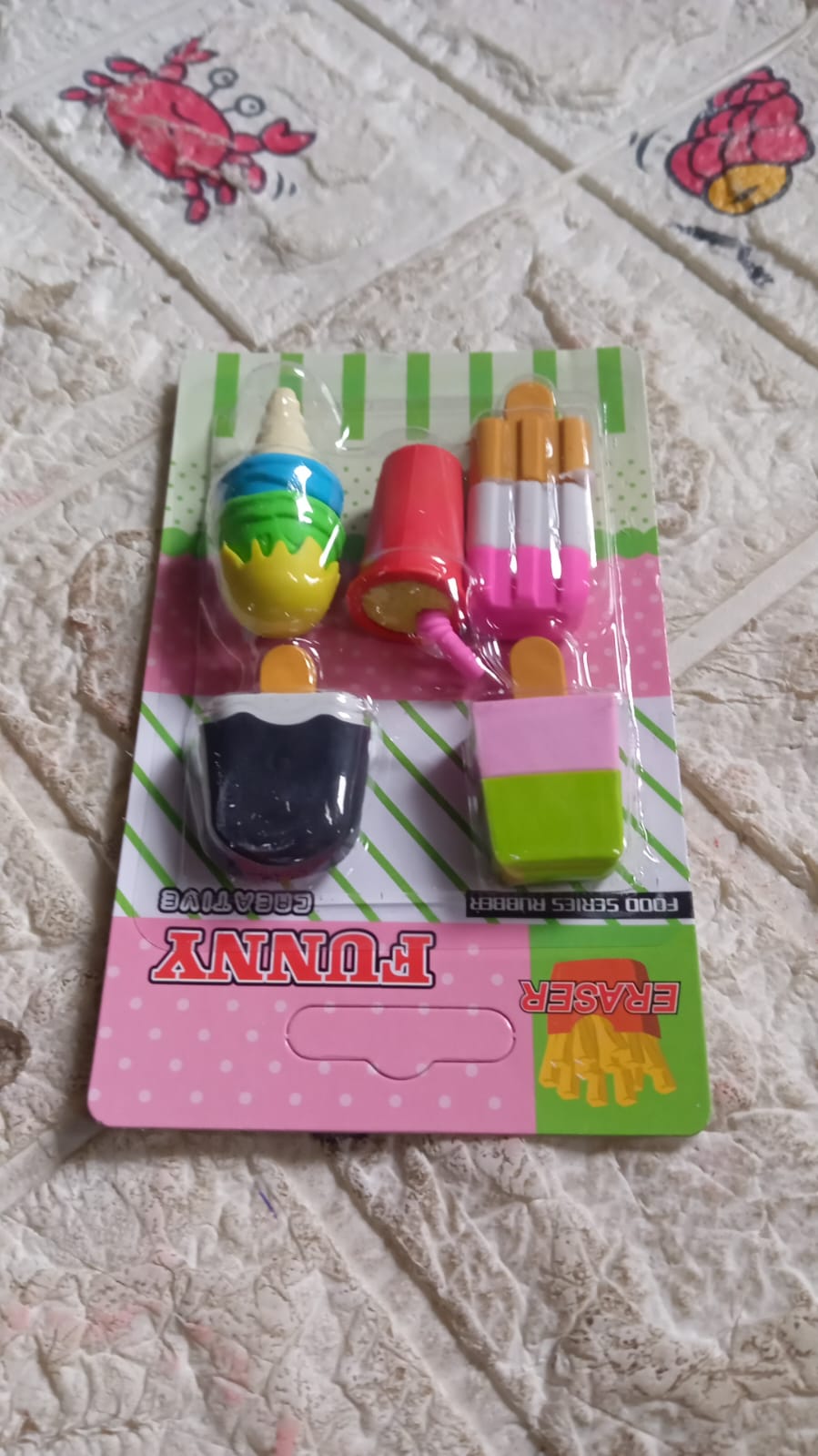 Mini Eraser Set for Kids (5 Pieces) - Fun Designs, Party Favors, School Prizes Mini Eraser Set for Kids (5 Pieces) - Fun Designs, Party Favors, School Prizes